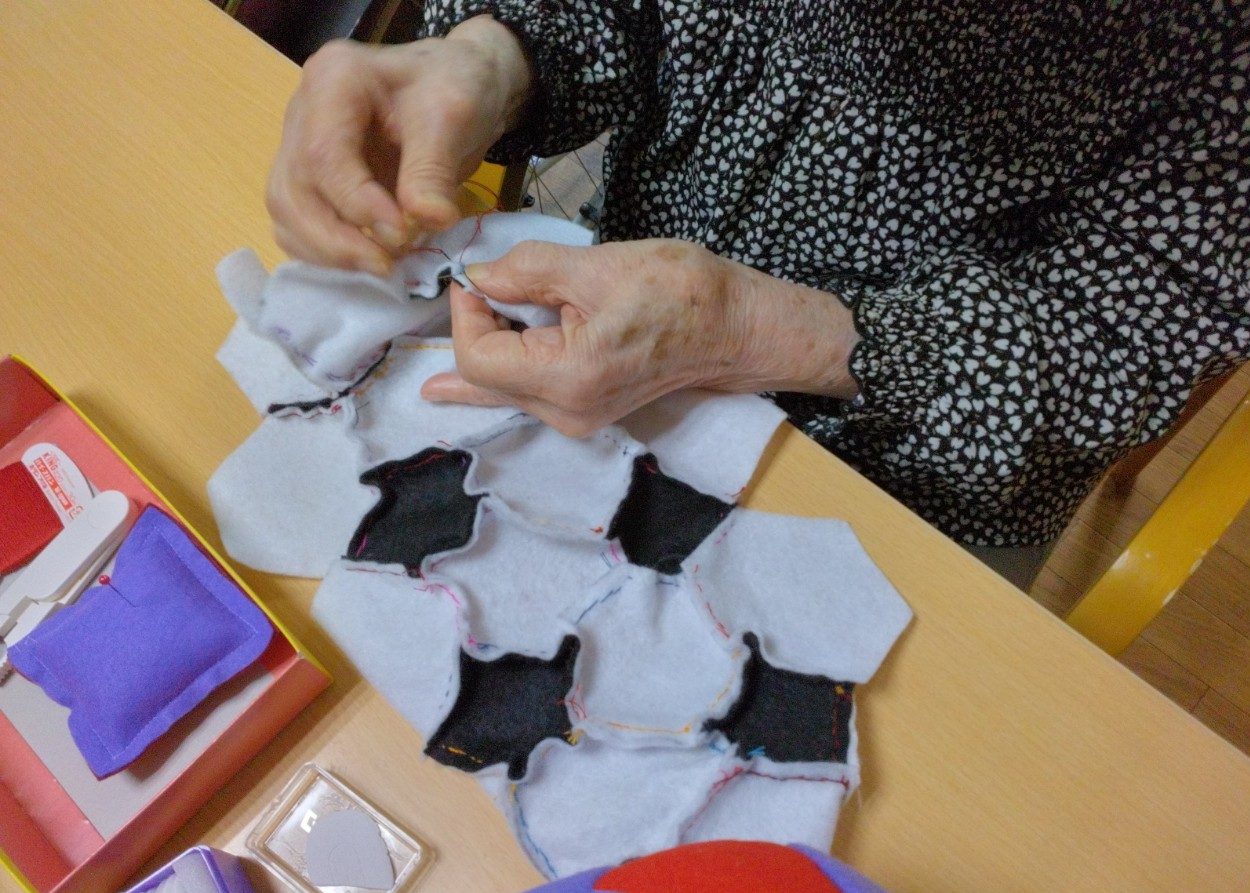 6/21「愛の家グループホーム福富」さんへ物づくり支援に伺いました